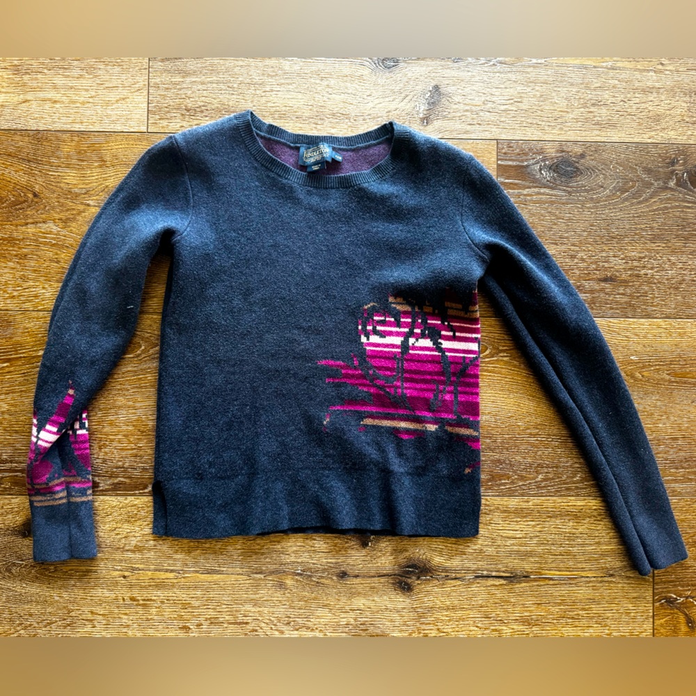 Pendleton cashmere cotton sweater